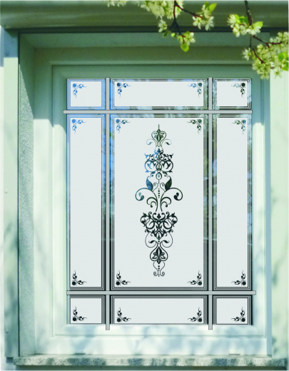 342 Ornament für Sprossenfenster