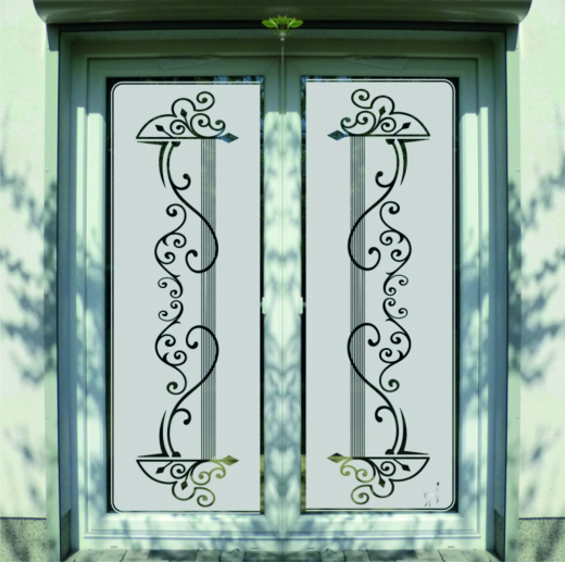 332 Schmiedeeisen 1 Doppeltür