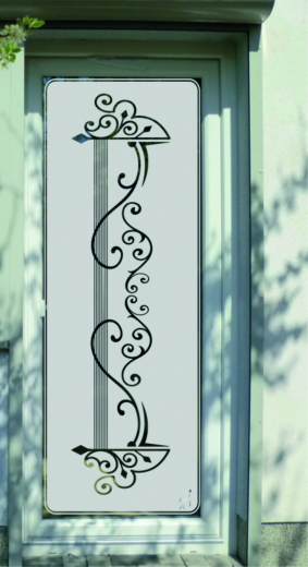 333 Schmiedeeisen  eine Tür