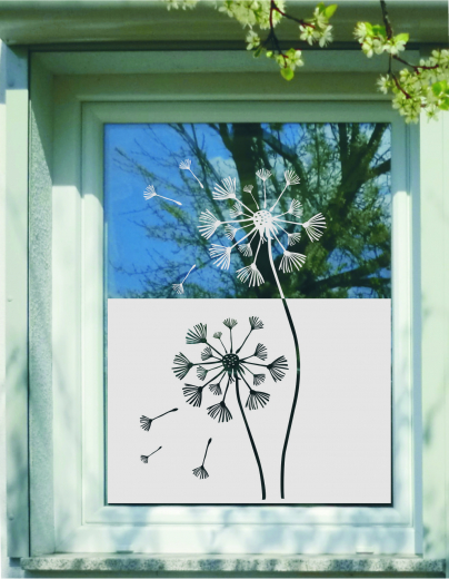 343 Pusteblumen halbhoch