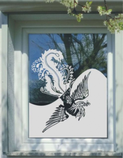 046 Wunderschön gefiederter Vogel