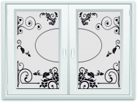 431 Orchideen 2-teilig oval