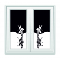 412 Orchideen 2-teilig Wellenabschluß